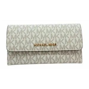 Michael Kors Women's Jet Set Travel Large Trifold Wallet